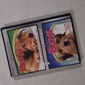 😍4/$25 Benji Double Feature DVD